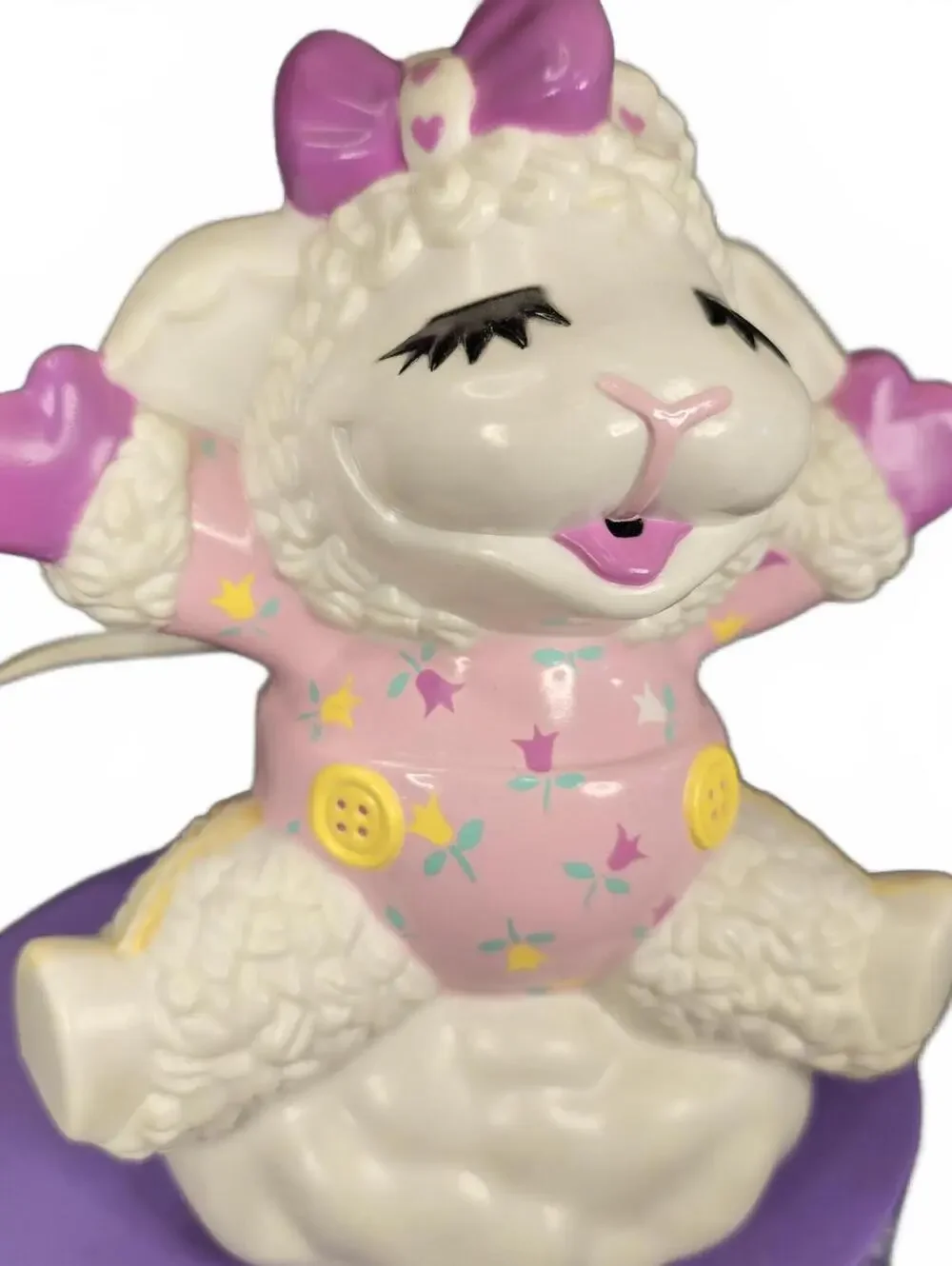 Vintage 1993 Lamb Chop Lamp Shari Lewis Enterprises Nursery Decor Retro